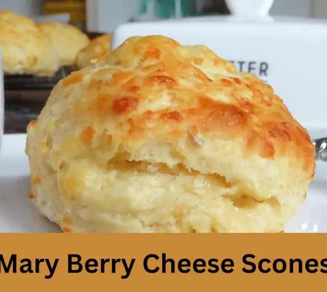 Mary Berry Cheese Scones Recipe Mary Berry Cheese Scones, Marry Berry Recipes, Mary Berry Recipes, Cheese Scones Recipe, Mary Berry Cooks, Pea And Mint Soup, Cheese Scone Recipes, Mary Berry Recipe, British Recipes