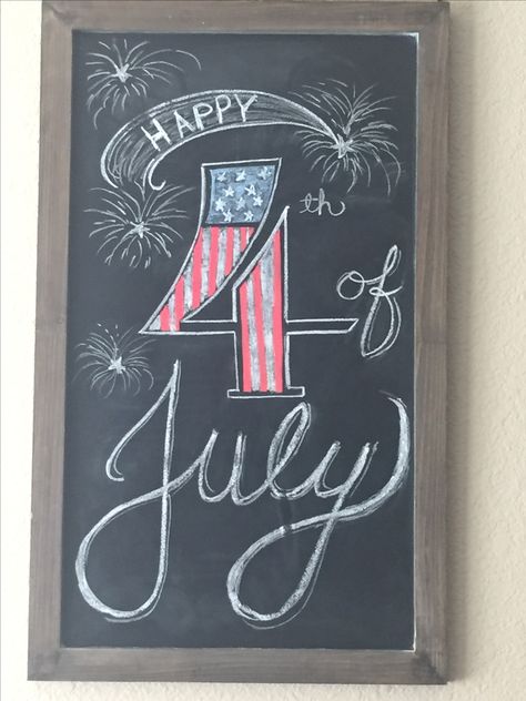 4th Of July Whiteboard Ideas, Fourth Of July Board Ideas, 4th Of July Window Art, 4th Of July Sidewalk Chalk Art, 4th Of July Chalkboard Ideas, July 4th Chalkboard Art, July Chalkboard Ideas, Fourth Of July Chalkboard Art, Summer Chalkboard Ideas