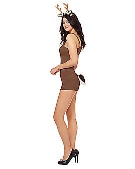 Diy Deer Costume For Women, Deer Costume Women, Deer Antler Headband, Deer Antlers Headband, Deer Costume, Turtle Costumes, Ears And Tail, Greek Goddess Costume, Antler Headband