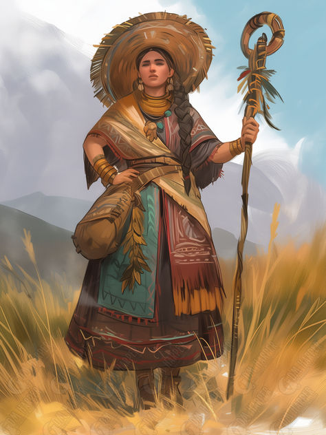 Dnd Priestess, Tortle Cleric, Shepherd Druid, D&d Cleric, Female Healer, Priestess Character Design, Nature Cleric, Druid Character Design, Cleric Dnd