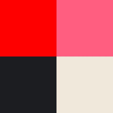 Pink Red Color Scheme, Black Red Pink Aesthetic, Red And Pink Pallete, Pink Black Color Palette, Red Pink White Color Palette, Black White Pink Red Color Palette, Hot Pink And Black Color Palette, Pink And Black Color Palette, Red And Pink Color Palette