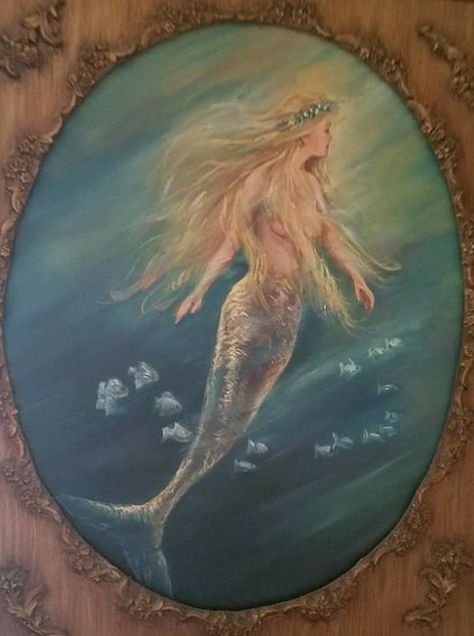 Siren Scales, Antique Mermaid, Mermaid Real, Mermay Art, Pisces Vibes, Mermaid House, Mermaid Paintings, Mermaid Motel, Mermaid Things