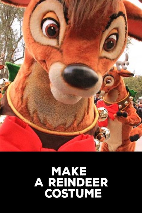 How to Make a Reindeer Costume Diy Reindeer Costume, Diy Reindeer, Reindeer Costume, Costume For Men, Car Furniture, Fake Collar, Diy Holder, Celebrate Christmas, Fun Activities For Kids