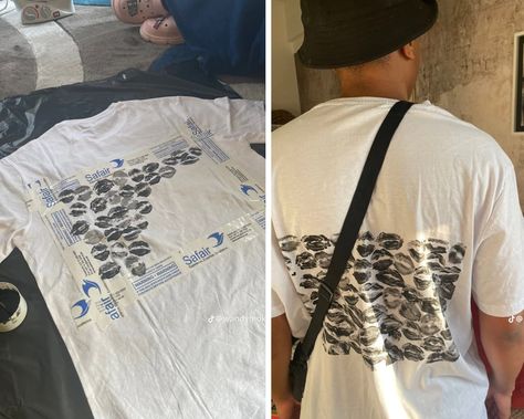 A TikTok video of a lady making a DIY t-shirt for her boyfriend was a hit on social media. Women loved how she used acrylic paint to get the perfect design. Gift For Partner, Boyfriend Tshirt, Plain White T's, Diy T Shirt, Get A Boyfriend, Lucky Man, The Girlfriends, Tiktok Video, T Shirt Diy