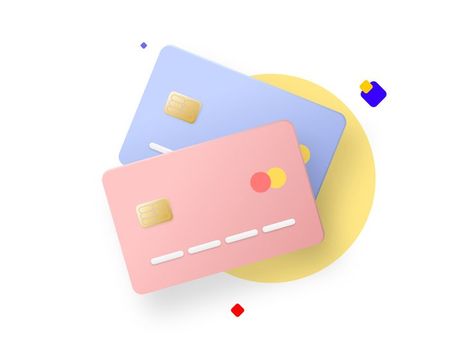 Credit Card Illustration, Banking Illustration, Bank Illustration, Cards Illustration, Card Icon, 3d Visual, Png Aesthetic, 3d Illustrations, 3d Icons