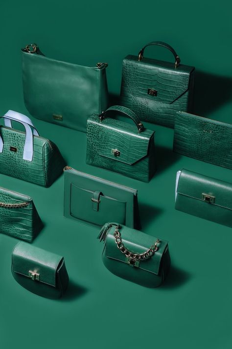 Green Photography Bags, Leather Bag Pattern, Leather Bags Handmade, Women's Handbags, Luxury Brands, Everyday Bag, Luxury Vintage, Bag Set, Bag Pattern