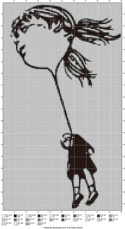 Creepy Pixel Art Grid, Junji Ito Cross Stitch, Junji Ito Pixel Art, Pixel Grid, Graph Crochet, Halloween Cross Stitch Patterns, Pixel Art Templates, Colorwork Knitting, Pixel Art Grid