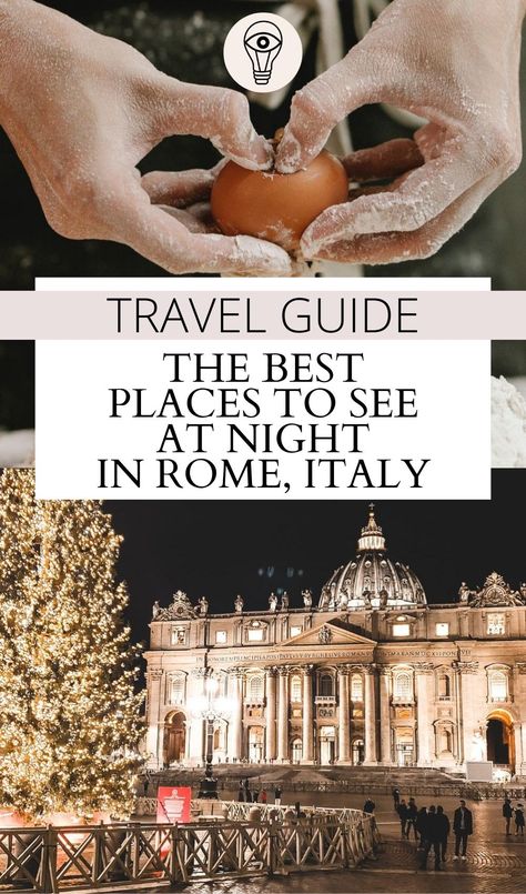 Discover the best things to do in Rome at night from rooftop restaurants to opera and a visit to the most beautiful places in Rome, including churches, basilicas and parks! free things to do in rome italy | best things to do in rome with kids | what to do in rome | where to eat in rome | traveling to rome for the first time | rome solo travel | rome travel guide | rome travel bucket list | romantic date ideas in rome italy | best hidden gems in rome | best activities with kids in rome italy Rome Ideas, Where To Eat In Rome, Italy Vacation Itinerary, Rome Activities, Rome Bucket List, Free Things To Do In Rome, Rome At Night, Rome Winter, Norwegian Epic