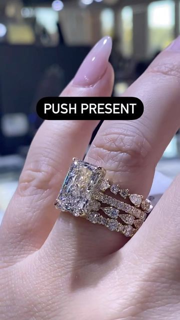 David's House of Diamonds on Instagram: "Send This To Your Man Engaged, Married, Anniversary & Push Present Stackable Rings ✨💍 #davidshouseofdiamonds #sellerofjewels #love #viral #viralreels #reels #reelsinstagram #engaged #push #pushpresent #anniversary #gift #married #rings #jewelry" Push Present Ring Stackable, Push Present Ring, Married Rings, Married Anniversary, Push Gifts, Push Present, Push Presents, Rings Jewelry, Your Man