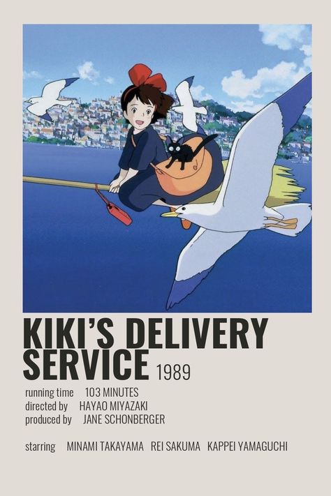 ☆ Minimalist/alternative "Kiki's Delivery Service" anime movie poster ☆ Check out my "Anime Posters" board! Studio Ghibli Poster, Film Polaroid, Movie Card, Film Posters Minimalist, Septième Art, Poster Anime, Anime Printables, Film Anime, Anime Titles