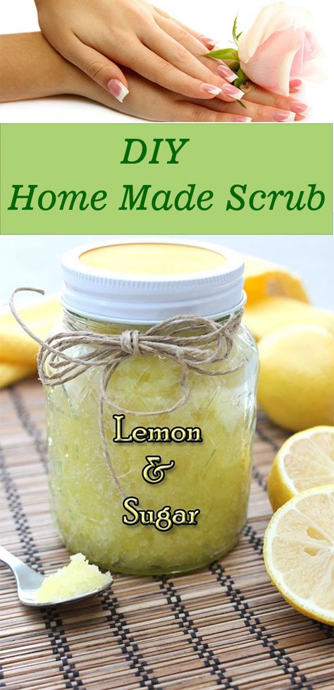 Lemon Hand Scrub Recipe, Hand Scrubs For Dry Hands, How To Keep Hands Soft, How To Have Soft Hands, Diy Hand Scrub Recipe, Homemade Hand Scrub, Lemon Hand Scrub, Make Sugar Scrub, Iconic Nails