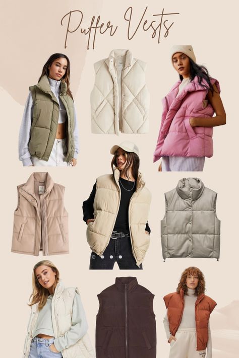 Padded Sleeveless High Neck Puffer … curated on LTK Puffer Jacket Outfit Vest, Half Puffer Jacket Outfit, Half Jacket Outfits Women, Sleeveless Puffer Jacket Outfit, Puff Jacket Outfit, Sleeveless Puffer Jacket, Beige Puffer, Puffer Jacket Outfit, Jacket Outfit Women