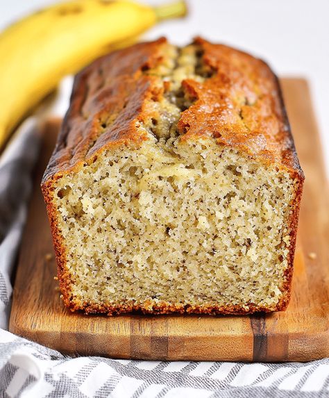 Moist Banana Bread Recipe Best Banana Bread Cake, The Most Moist Banana Bread, Yeast Banana Bread Recipe, Mayo Banana Bread Recipe, Banana Bread Recipe With Applesauce Apple Sauce, No Butter Banana Bread Recipe, Banana Bread Made With Buttermilk, Good Banana Bread Recipe, Banana Bread Recipe With Mayonnaise