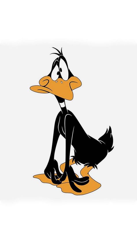 Daffy Duck Sketch, Daffy Duck Cartoon, How To Draw Daffy Duck, Daffy Duck Money Wallpaper, Duffy Duck, Daffy Duck Looney Tunes Show, Disney Silhouette Art, Old Cartoon Network, Duck Wallpaper