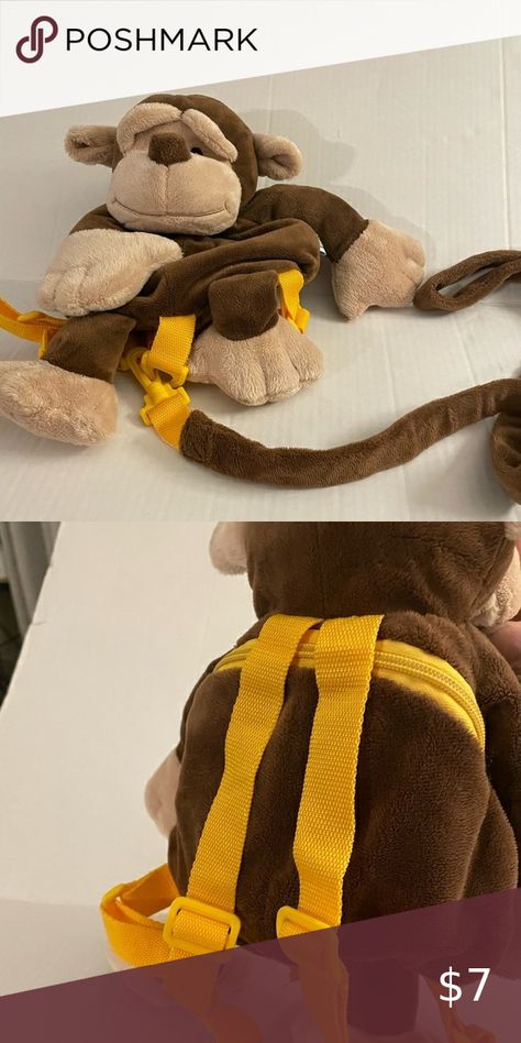 Animal Planet Monkey Backpack Harness Bag Plush Toddler Safety Leash 2-in-1 Backpack Leash, Monkey Backpack, Harness Bag, Toddler Safety, Animal Planet, Burlap Bag, Planets, Reusable Tote Bags, Backpacks