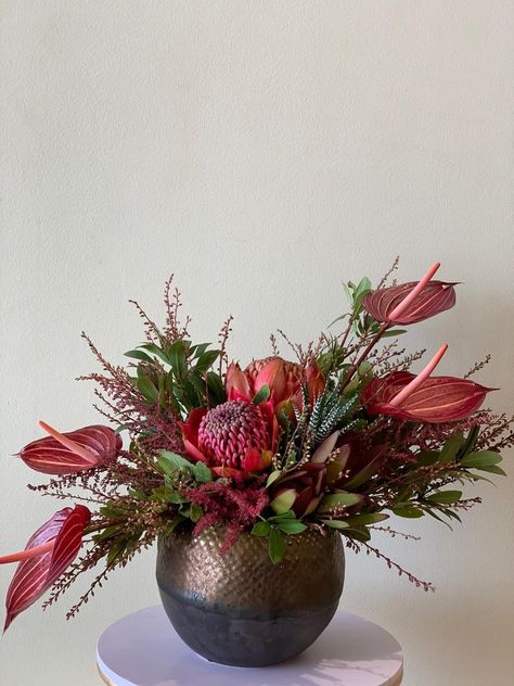 Abstract Flower Arrangements, Red Flower Arrangements, Floral Designs Arrangements, Modern Floral Arrangements, Tropical Flower Arrangements, Hotel Flowers, Anthurium Flower, Corporate Flowers, Red Wedding Flowers