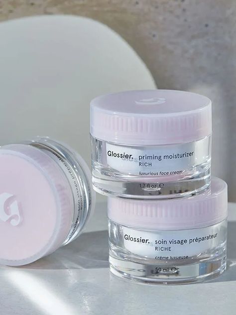 Moisturizing Face Cream: Priming Moisturizer Rich | Glossier Beauty Hacks That Actually Work, Priming Moisturizer, Nighttime Skincare, Cream Face, Sleeping Room, Glow Skin, Moisturizing Face Cream, Dark Circle, Hair Nails