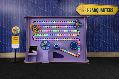 Inside Out Scenes, School Event Decor, Inside Out Headquarters, Inside Out Photobooth, Inside Out Backdrop, Inside Out 2 Trunk Or Treat Ideas, Inside Out Trunk Or Treat Theme, Inside Out Control Panel Diy, Inside Out 2 Decorations