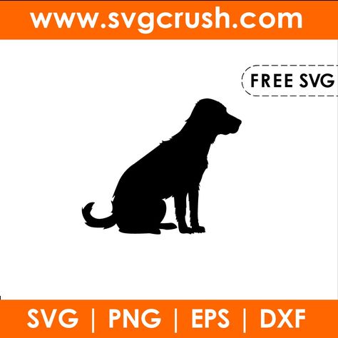 Labrador Silhouette, Cricut Animals, Vinyl Decal Projects, Free Svg Files For Cricut, Dog Svg, Free Cut Files, Silhouette Png, Tree Svg, Labrador Dog