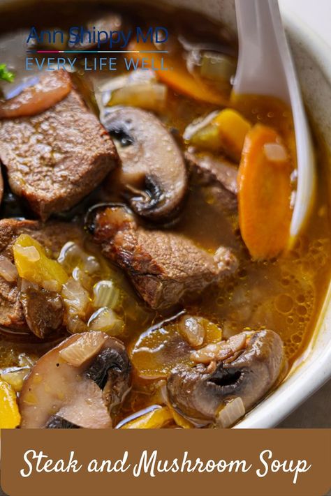 Steak And Mushroom Soup Recipes, Mushroom And Steak Soup, Beef And Mushroom Soup Recipes, Mushroom Beef Soup, Steak Mushroom Soup, Steak And Mushroom Soup, Beef And Mushroom Soup, Beef Mushroom Soup, Keto Mushroom Soup