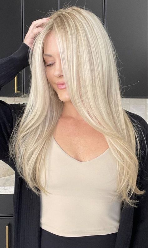 Cool Blonde Hair Colour, Beach Blonde Hair, Blonde Hair Goals, Ice Blonde Hair, Perfect Blonde Hair, Bright Blonde Hair, Human Hair Toppers, Summer Blonde Hair, Platinum Blonde Hair Color