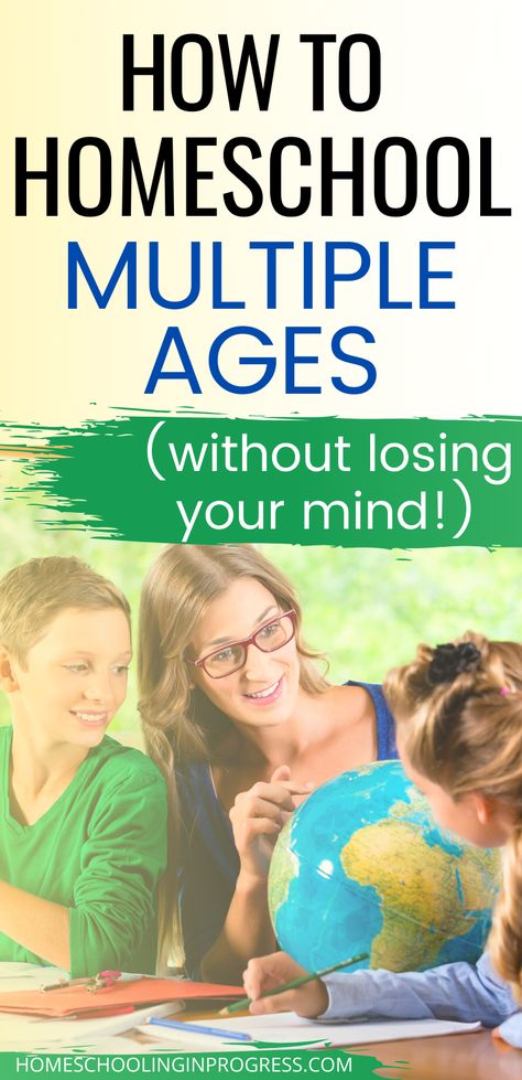 Learn how to homeschool multiple ages easily. Get tips on how to homeschool multiple kids. Find out how to schedule your homeschool day when you are homeschooling several children. Homeschool Multiple Kids, Homeschooling Multiple Ages, How To Homeschool, Homeschooling Tips, How To Juggle, Homeschool Routine, History Curriculum, Homeschool Tips, Homeschool Elementary