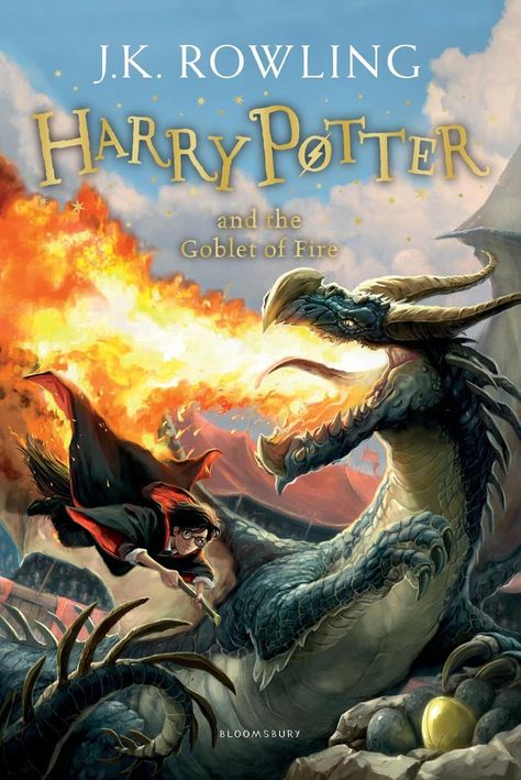 Goblet Of Fire Book, Harry Potter Book Covers, Harry Potter Goblet, Harry Porter, Rowling Harry Potter, Fire Book, The Goblet Of Fire, Harry Potter Artwork, Goblet Of Fire