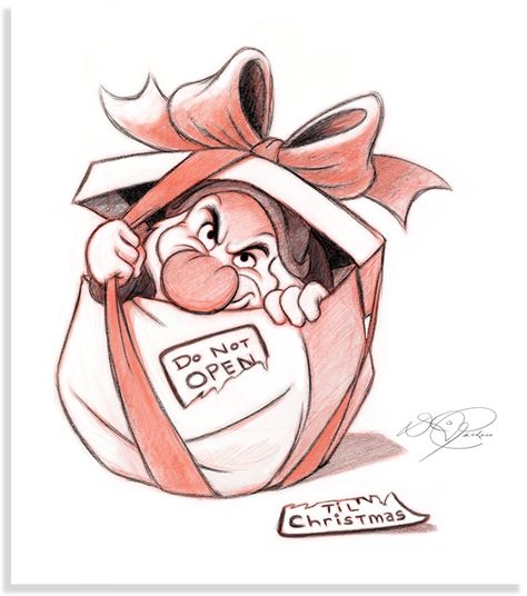 23 days of Christmas...12/02/2013...dave pacheco...Director, Design and Branding  Disney Consumer Products...CURRENT PROJECT New Collectible Lines and New Character Art for Disney Store....DAVE'S PERFECT HOLIDAY GIFT  A Long Winter's Nap Disney Christmas Drawing, Christmas Drawing Ideas, Free Christmas Svg, Disney Characters Christmas, Christmas Sketch, Disney Sketches, Diy Decorations, Disney Fan, Christmas Characters