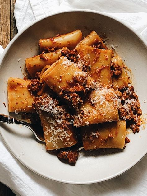 Sausage Ragu, Pork Ragu, My Own House, Ragu Recipe, Chile Peppers, Shoulder Roast, Italian Family, Miles Apart, Passenger Seat