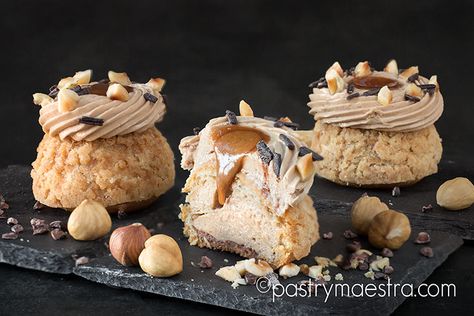 Individual Pastries, Choux Paste, Choux Craquelin, Choux Cream, Food Competition, Eclair Recipe, French Baking, Cream Puff Recipe, Bakery Items