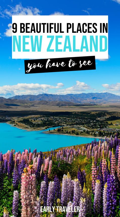 Get a list of the most beautiful places in New Zealand. These are the best places to go in New Zealand that need to be on your travel bucket list. #newzealand | new zealand beautiful places | best places to visit in new zealand | new zealand best places | best places in new zealand | new zealand bucket list things to do in | new zealand travel bucket lists | new zealand things to do in Bucket List New Zealand, Most Beautiful Places In New Zealand, Best Things To Do In New Zealand, New Zealand Places To Visit, What To Do In New Zealand, New Zealand Must Do, New Zealand Travel Beautiful Places, New Zealand Bucket List, Newzealand Roadtrip