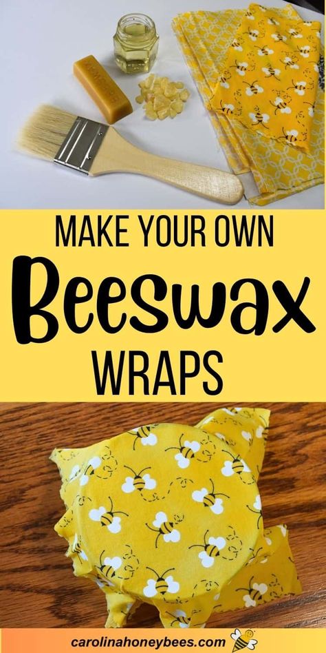 Beeswax Wraps Recipe Tutorial Beeswax Recipes, Diy Beeswax Wrap, Bees Wax Wraps, Beeswax Wrap, Bees Wrap, Wax Wraps, Beeswax Wraps, Beeswax Food Wrap, Zero Waste Kitchen