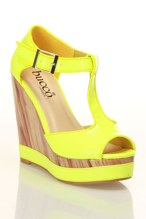 Neon Love Heels Pictures, Spring Wedges, Special Shoes, Nice Sandals, Pumps Heels Stilettos, Fancy Shoes, Yellow Shoes, Red Heels, Fabulous Shoes