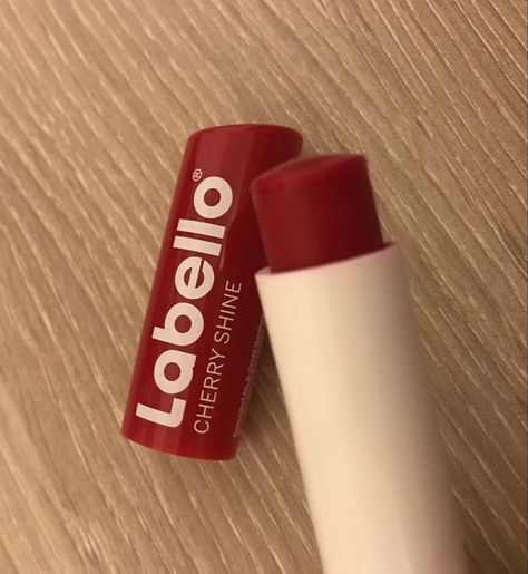 Labello Cherry, Nivea Lip Balm, Cherry Lip Balm, Lip Gloss Balm, Color Lip Balm, Cherry Color, Best Lip Balm, Beauty Routine Tips, Makeup Items