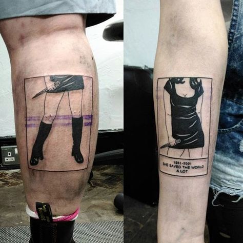 Buffy Tattoo Ideas, Fangirl Tattoos, Vampire Slayer Tattoo, Buffy The Vampire Slayer Tattoo, Sc Tattoo, Woman Equality, Buffy Tattoo, Vampire Tattoo, Slayer Tattoo