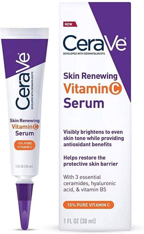 Cerave Vitamin C Serum, Best Vitamin C Serum, Best Vitamin C, Serum For Face, Best Serum, Retinol Serum, Skin Care Steps, Hydrating Serum, Skin Cleanser Products