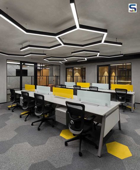 Office Workstations Design Interiors, Corporate Office Ideas, Tesla Office, Call Center Design, Office Cubicle Design, European Bakery, Workstation Design, Cubicle Design, Workstations Design