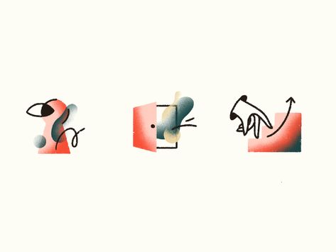 Abstract Icons, Icon Illustrations, Empty State, Money Icons, Brand Illustration, Brand Refresh, Illustration Styles, Visual Language, Newsletter Design