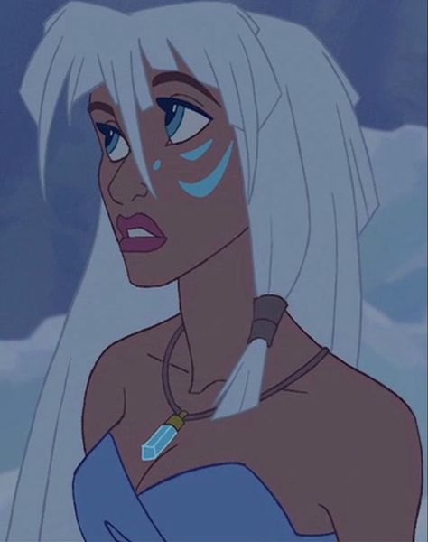 Kida Atlantis Art, Strong Female Character Design, Atlantis Kida, Disney Princess Kida, 2d Disney, Kida Disney, Animated Women, Kida Atlantis, Princess Kida