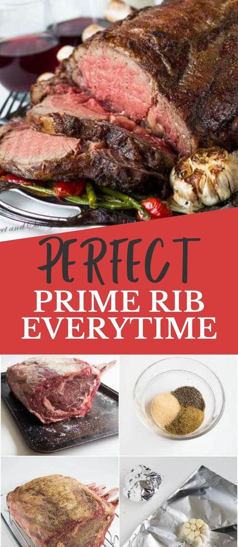 Let me show you how to roast the perfect prime rib everytime, Follow my step by step recipe with pictures, with proven, fool-proof method using reverse sear prime rib roast technique as seen on Serious Eats. Prime Rib Roast Recipe Ovens, Perfect Prime Rib Roast Recipe, Best Prime Rib Recipe, Cooking Prime Rib Roast, Boneless Prime Rib Roast, Best Prime Rib, Prime Rib Dinner, Prime Rib Roast Recipe, Perfect Prime Rib