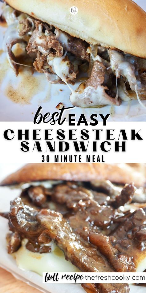 Ground Beef Cheese Steak, Ribeye Steak Sandwich Recipes, Philly Cheese Steak Sandwich Recipe, Cheese Steak Sandwich Recipe, Philly Cheese Steak Sandwich, Cheesesteak Sandwich, Steak Sandwich Recipes, Philly Cheese Steak Recipe, Philly Steak