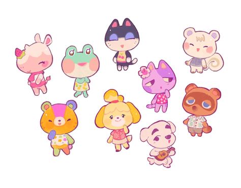 Character Drawings, Animal Crossing Funny, Animal Crossing Fan Art, Animal Crossing Characters, Animal Crossing Villagers, Card Captor, Animal Crossing Game, Animal Crossing Qr, Animal Games