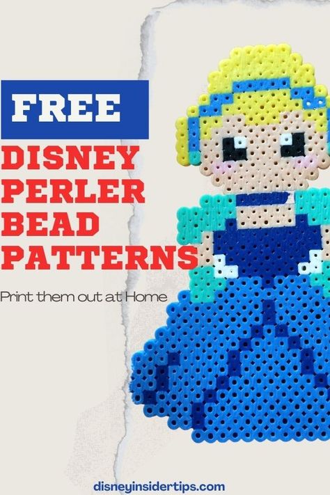 Perler Bead Patterns Disney, Disney Hama Beads Pattern, Disney Perler Bead Patterns, Perler Bead Creations, Bead Creations, Beads Patterns, Graph Crochet, Fuse Bead Patterns, Diy Perler Bead Crafts