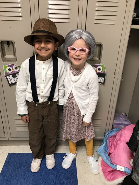 Old People Clothes Outfits, Kindergarten 100th Day Of School Costume, 100 Years Old Costume For Kids 100th Day, Grandma Dress Up, Dress Like 100 Years Old Kids, Old Woman Costume, 100th Day Of School Dress Up, Old Person Costume, Old Lady Outfits Ideas