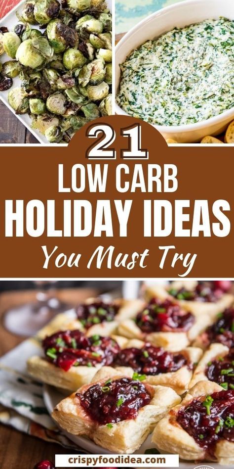 Low Carb Holiday Meals, Christmas Dinner Protein Ideas, Macro Friendly Holiday Recipes, Thanksgiving Recipes Low Carb, Low Carb Holiday Appetizers, Low Carb Thanksgiving Recipes Sides, Thanksgiving Recipes For Diabetics, Healthier Thanksgiving Recipes, Bariatric Holiday Recipes