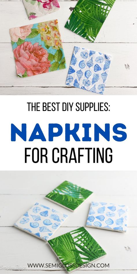 Looking for cute paper napkins for decoupage projects? you will love this variety of fun patterns to use in your craft projects. Napkin Crafts Ideas, Paper Napkin Crafts, Modge Podge Napkins, Modge Podge Napkins Ideas, Mod Podge Napkins, Napkin Crafts, Napkin Designs, Diy Hand Soap, Napkin Art