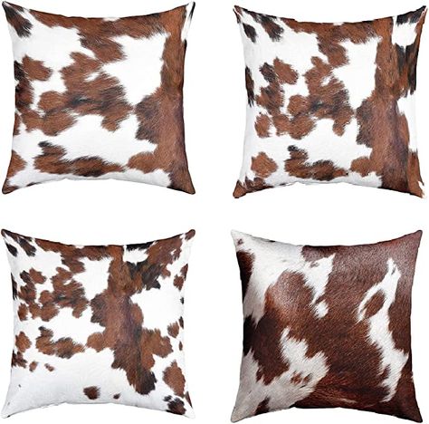 Cowhide Decor, Cowhide Cushions, Western Home, Cowhide Pillows, Faux Fur Pillow, Fur Pillow, Western Homes, Fur Throw Pillows, Garden Pillows