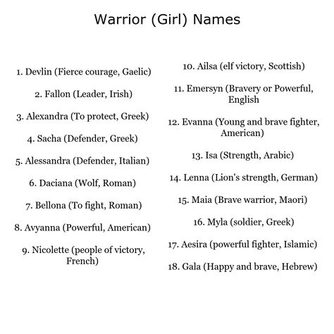 English Names With Meaning, Goddesses And Their Meanings, Names That Mean Strength, Names That Mean Power, Character Name Ideas With Meanings, Fantasy Country Names Ideas, Warrior Female Names, Names That Mean Shadow, Warrior Women Names