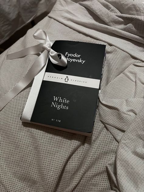 White Nights Dostoevsky Book, Dostoevsky Book Aesthetic, White Nights Aesthetic, White Nights Fyodor Dostoevsky, White Nights Book, White Night Aesthetic, White Nights Dostoevsky, Dostoevsky Books, Fyodor Dostoyevsky Books