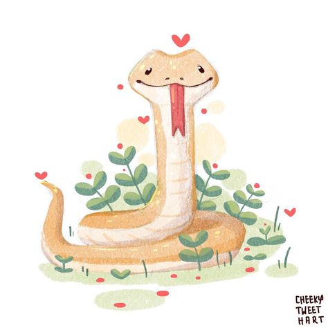 Cute Snake Art, Cute Snake Drawing, Snake Vector, Snake Sketch, Snake Painting, Snake Illustration, Snake Drawing, Cute Snake, Water Drawing